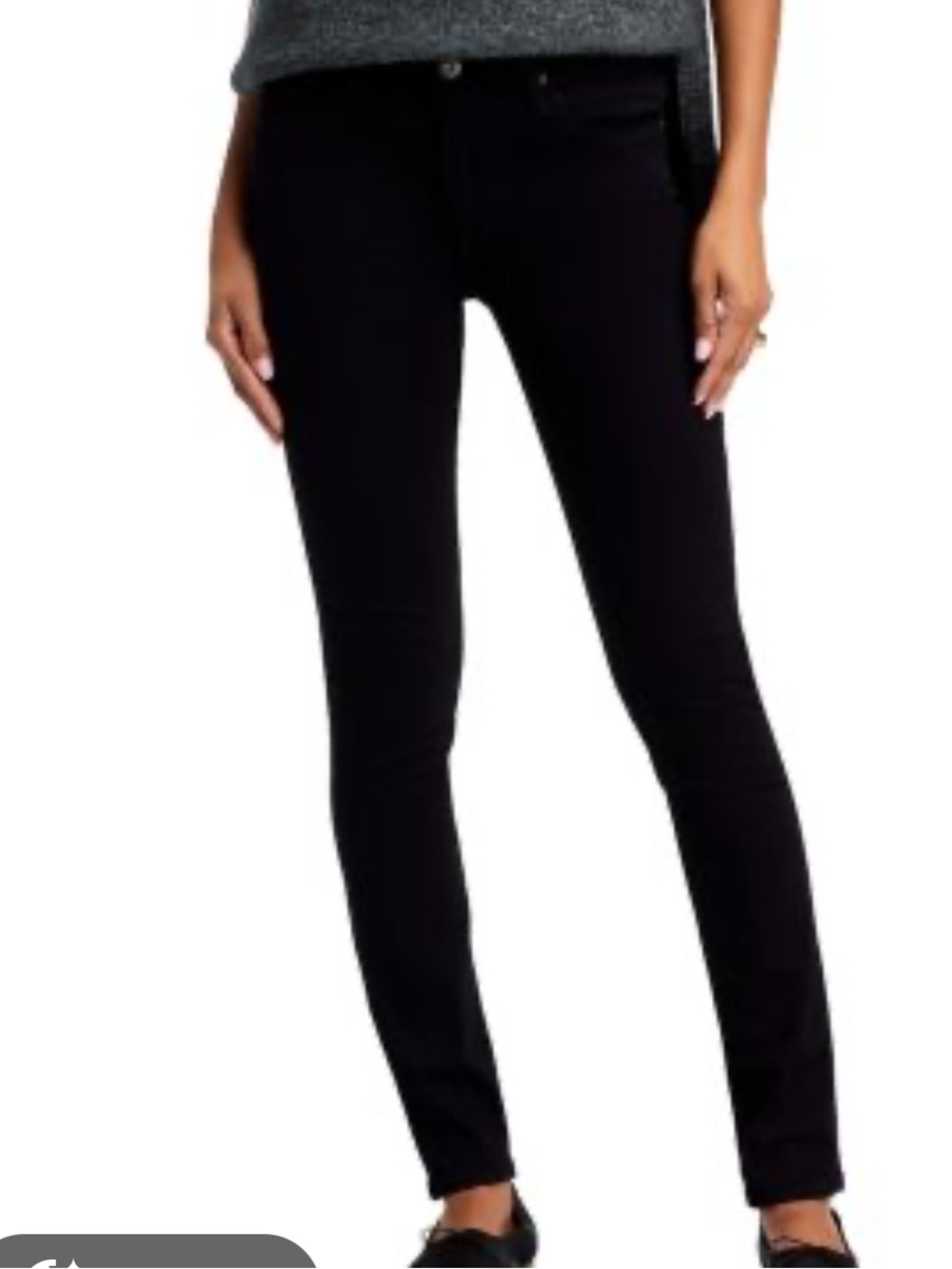 AG Adriano Goldschmied black the prima cigarette ankle jeans size 26
